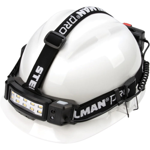 Slim Profile Motion Activated Headlamp, LED, 280 Lumens, 9 Hrs. Run Time, Rechargeable Batteries NTL Industrial