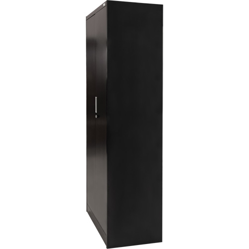 Armoire de rangement Hi-Boy, Acier, 4 Tablettes, 72" h x 36" la x 18" P, Noir NTL Industrial