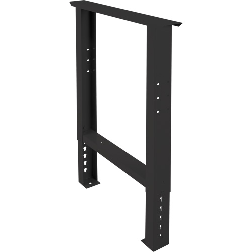 Pattes d'&eacute;tabli pour service industriel, Acier, 24" p x 34" h, Simple NTL Industrial