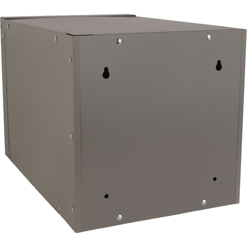Stackable Cube Locker, 12" x 18" x 12", Steel, Grey, Knocked Down NTL Industrial