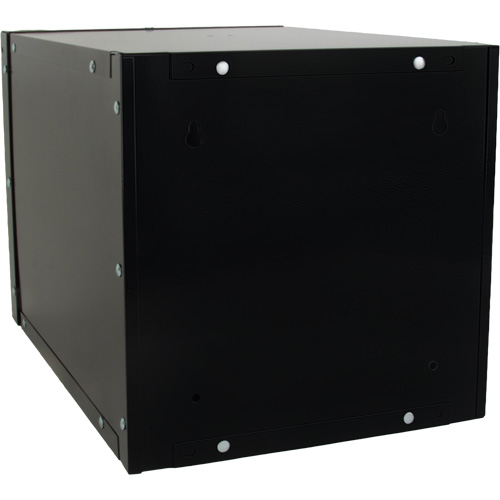 Stackable Cube Locker, 12" x 18" x 12", Steel, Black, Knocked Down NTL Industrial