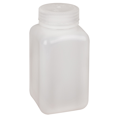 Easy-Grip Space-Saver Bottles, Square, 16 oz., Plastic NTL Industrial