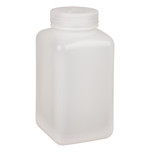 Easy-Grip Space-Saver Bottles, Square, 32 oz., Plastic NTL Industrial