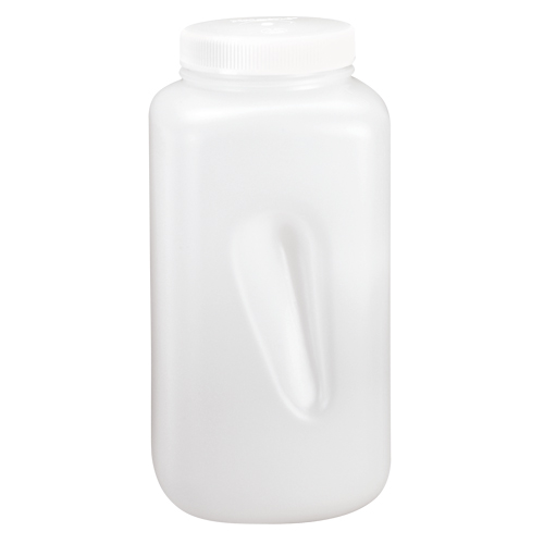 Bottles, Round, 128 fl. oz., Plastic NTL Industrial