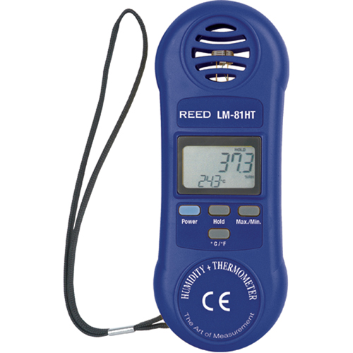 Thermo-Hygrometer with ISO Certificate, 10% - 95% RH, 32° - 122° F ( 0° - 50°C ) NTL Industrial