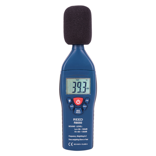 Sound Level Meter with ISO Certificate, 30 - 100 dB/60 - 135 dB Measuring Range NTL Industrial