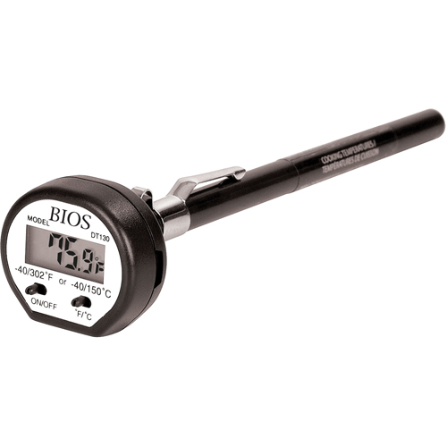 Thermom&egrave;tres &agrave; tige, Contact, Num&eacute;rique, -40,0-302,0°F (-40,0-150,0°C) NTL Industrial