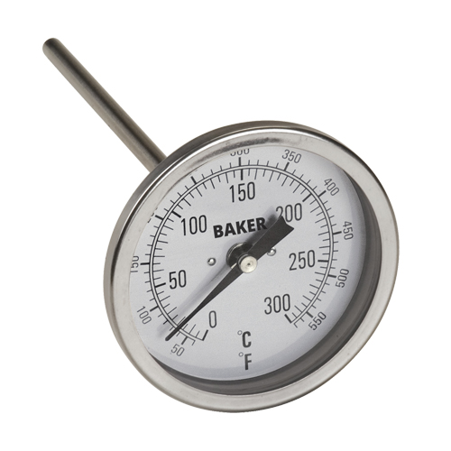 Thermom&egrave;tres bilames, Contact, Analogique, 50-550°F (0-260°C) NTL Industrial