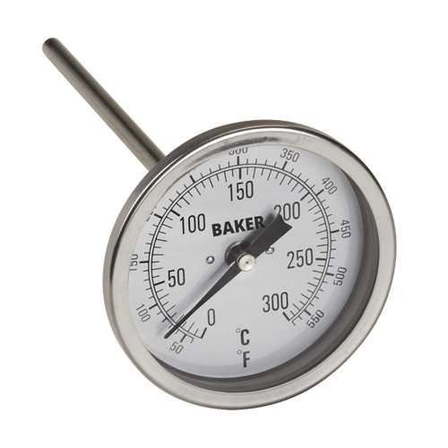 Thermom&egrave;tres bilames, Contact, Analogique, 50-550°F (0-260°C) NTL Industrial