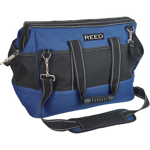 Sac &agrave; outils industriel, Polyester, 33 pochettes, Noir/Bleu NTL Industrial