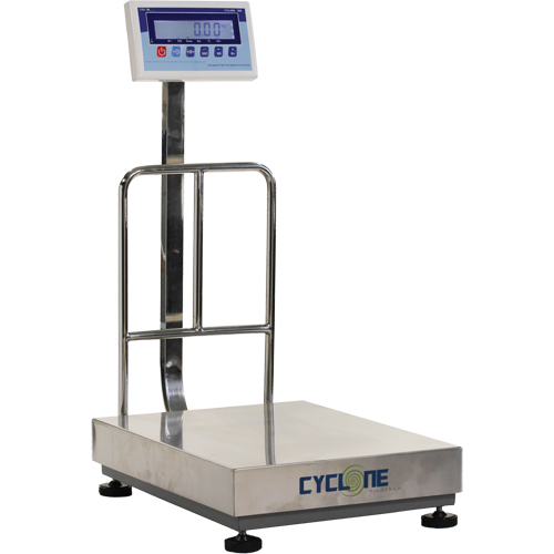Balance &agrave; plateforme et d'&eacute;tabli Cyclone 300, Capacit&eacute; de 600 lb / 300 kg, 17-3/4" lo x 23-3/5" la NTL Industrial