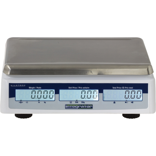 Balance &agrave; calcul de prix Integrator C16, Capacit&eacute; 30 lb / 15 kg, Graduations 0,005 lb / 0,002 kg NTL Industrial