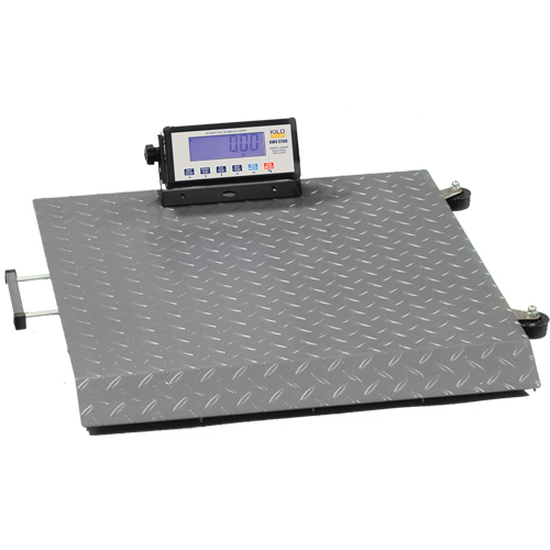 KWS CY-60 Platform Scale, 132 lbs. / 60 kg Capacity, 18" L x 18" W NTL Industrial