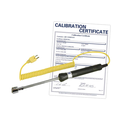 Sonde thermocouple de surface avec certificat de calibration, 500 °C (932°F) Temp. max. NTL Industrial