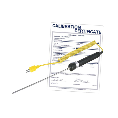Needle Tip Thermocouple Probe with Calibration Certificate, 600 °C (1112°F) Max. Temp. NTL Industrial