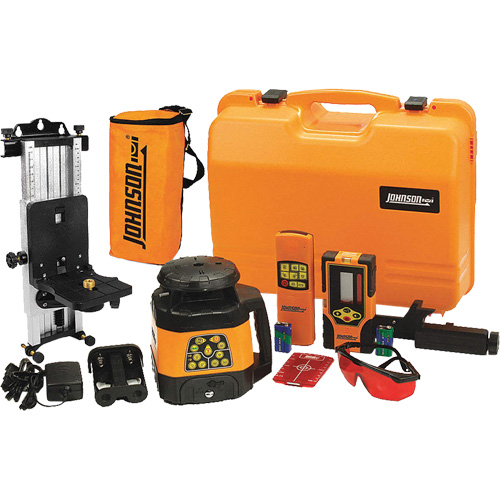 Red Beam Self-Leveling Horizontal & Vertical Rotary Laser, 200' (60 m), 635 Nm NTL Industrial