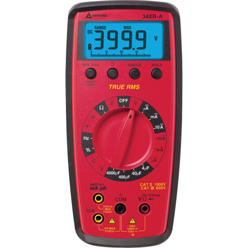 Multim&egrave;tre num&eacute;rique 34XR-A, Tension c.a./c.c., Courant c.a./c.c. NTL Industrial