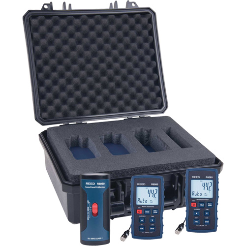 Trousse de dosim&egrave;tre de bruit, Gamme de mesure 35 - 130 dB NTL Industrial