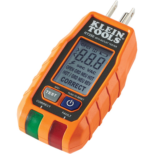 Premium Non-Contact Voltage and GFCI Receptacle Electrical Test Kit NTL Industrial