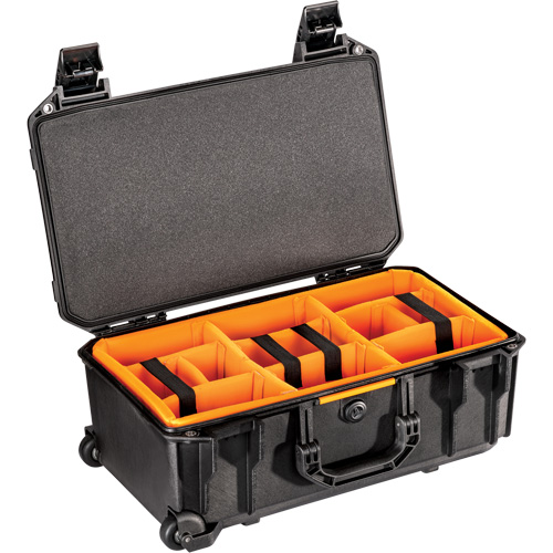 Valise roulante Vault avec s&eacute;parateurs coussin&eacute;s, Mallette rigide NTL Industrial