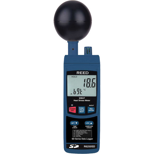 Compteur de stress thermique &agrave; enregistrement de donn&eacute;es avec certificat de calibration NTL Industrial
