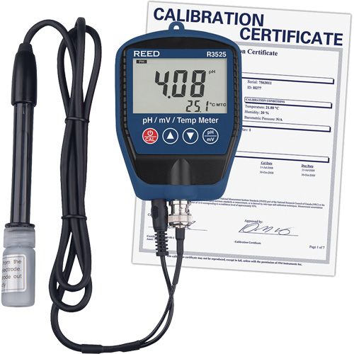 pH/mV Meter with Temperature with Calibration Certificate NTL Industrial