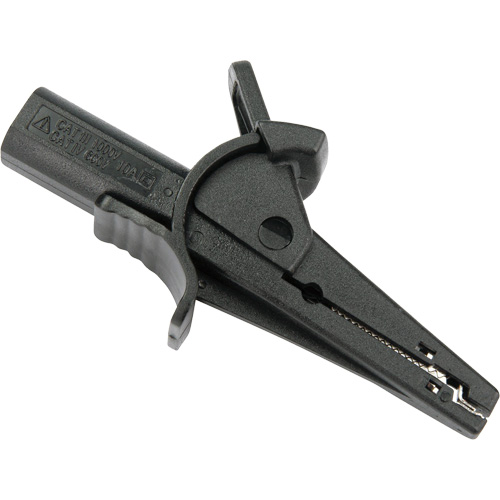 Pince crocodile noire pour le v&eacute;rificateur disolement haute tension R5002 NTL Industrial