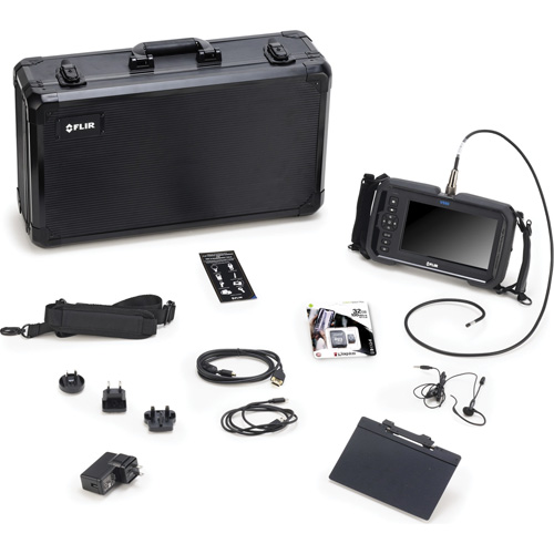 Trousse de vid&eacute;oscope haute performance avec sonde de cam&eacute;ra articul&eacute;e &agrave; quatre voies NTL Industrial