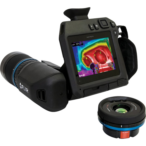 D&eacute;tecteur de gaz GF77 IR avec objectif LR 25°, 320 x 240 pixels, 25 mK NTL Industrial