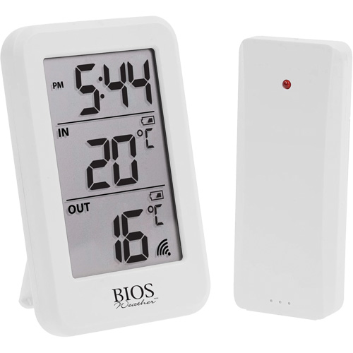 Wireless Indoor/Outdoor Thermometer, Non-Contact, Digital, -40-158°F (-40-70°C) NTL Industrial
