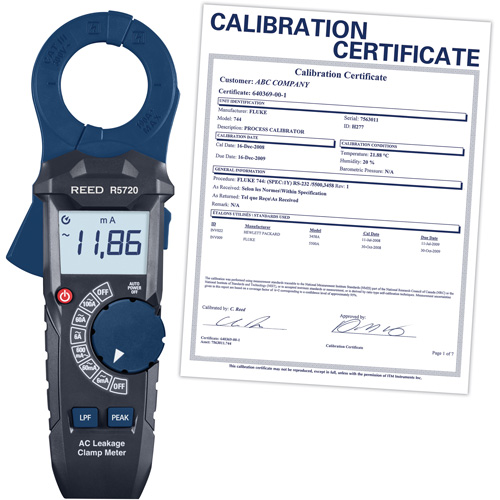 AC Leakage Clamp Meter with Calibration Certificate NTL Industrial