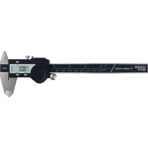 Pied &agrave; coulisse num&eacute;rique de 6" (150 mm), R&eacute;solution de 0,0005" (0,01 mm), 0" - 6" (0 mm - 150 mm) gamme de mesure NTL Industrial
