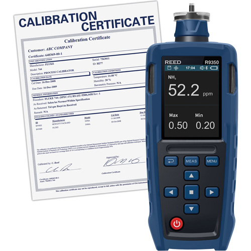 Gas Detector with Traceable Calibration Certificate NTL Industrial