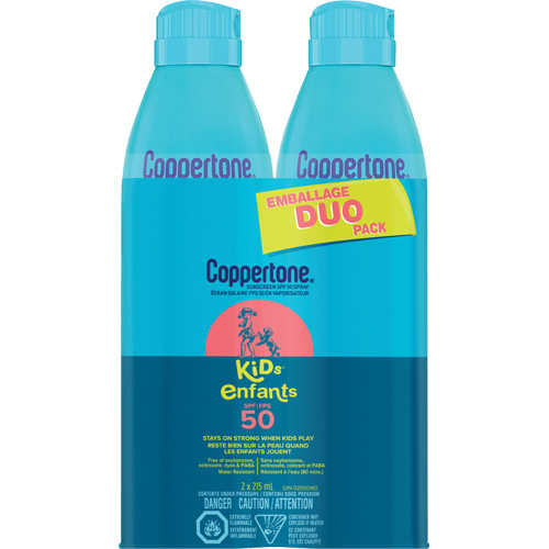 Kids Water Resistant Sunscreen, SPF 50, Aerosol NTL Industrial