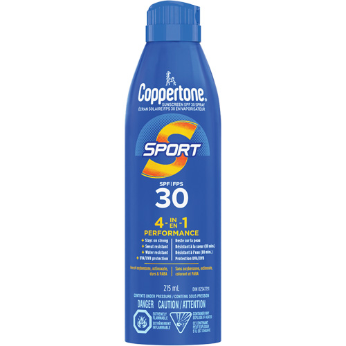 Sport&reg; Water Resistant Sunscreen, SPF 30, Aerosol NTL Industrial