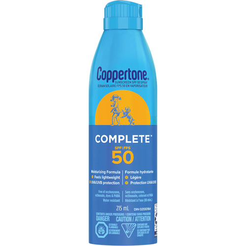 Sport&reg; Water Resistant Sunscreen, SPF 50, Aerosol NTL Industrial
