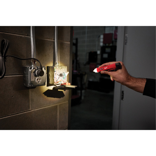 D&eacute;tecteur de tension sans contact avec DEL, 50 V - 1000 V, Alerte Affichage & son NTL Industrial