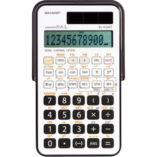 Calculatrice scientifique EL510RTB avec 169 fonctions NTL Industrial