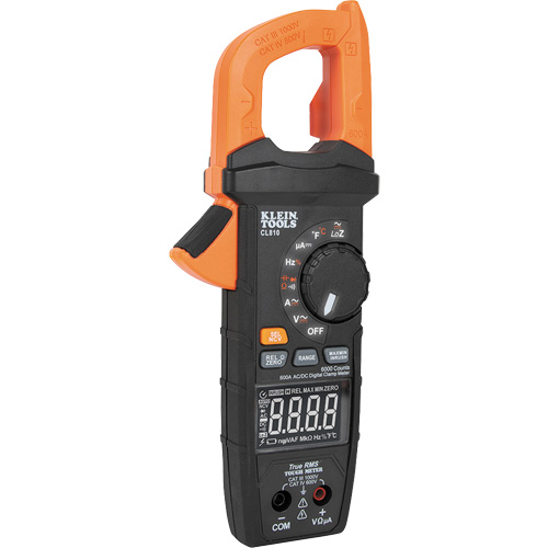 Pince multim&egrave;tre TRMS &agrave; s&eacute;lection automatique de gamme, 600 A, avec lampe de travail, Tension c.a./c.c., Courant c.a./c.c. NTL Industrial