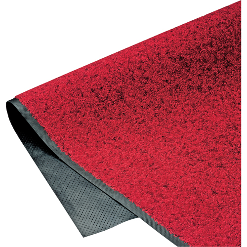 Tapis ColorStar, Essuie-pieds, 3' x 5' x 3/8", Rouge/noir NTL Industrial