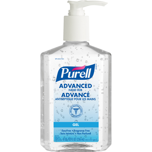 D&eacute;sinfectant pour les mains avanc&eacute;, 236 ml, Bouteille &agrave; pompe, 70 % alcool NTL Industrial