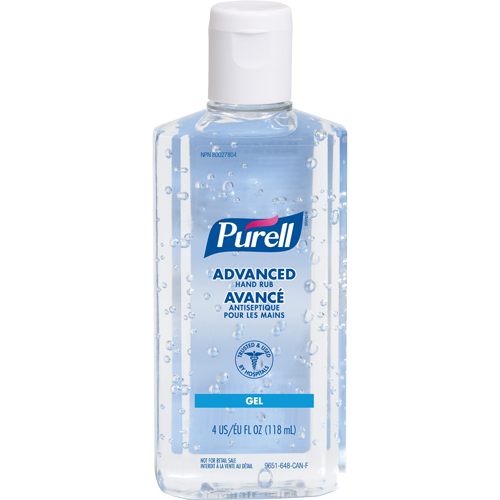 D&eacute;sinfectant pour les mains avanc&eacute;, 118 ml, Bouteille pressable, 70 % alcool NTL Industrial