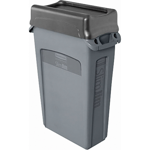 Contenants Slim Jim a/canaux de ventilation, Plastique, 23 gal. US NTL Industrial