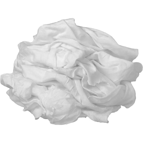 Wiper, Cotton/Polyester, White, 20 lbs. NTL Industrial