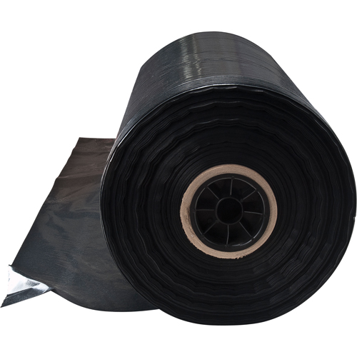 Garbage Bags, 3X Strong, 35" W x 49" L, 3 mils, Black NTL Industrial