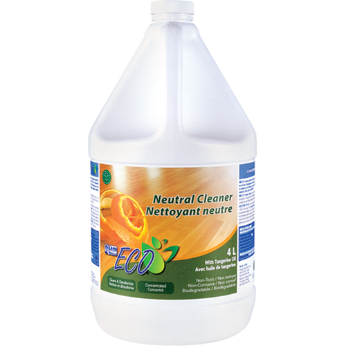 Nettoyants neutres &agrave; l'huile de tangerine, 4 L, Cruche NTL Industrial