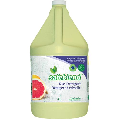 D&eacute;tergent pour vaisselle, Liquide, 4 L, Pamplemousse rose NTL Industrial