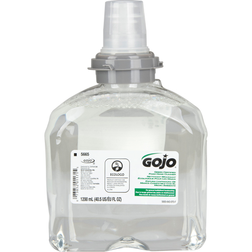Nettoyant pour les mains &eacute;cologique TFX, Mousse, 1,2 L, Sans parfum NTL Industrial