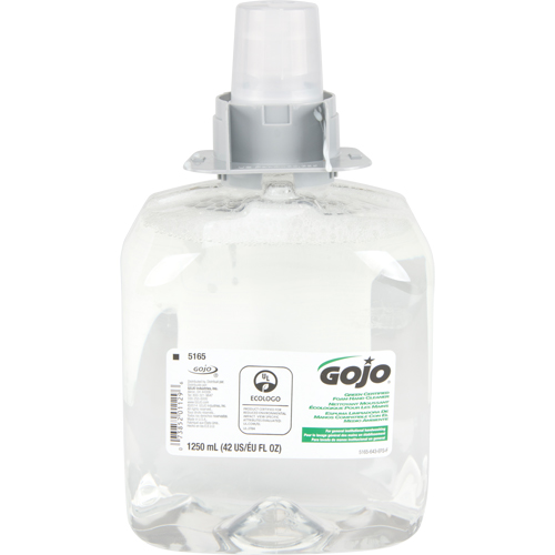 Savon pour les mains certifi&eacute; vert TFX, Mousse, 1250 ml, Sans parfum NTL Industrial