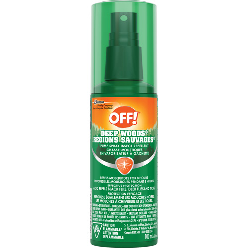 OFF! Deep Woods&reg; Insect Repellent, 25% DEET, Spray, 100 ml NTL Industrial